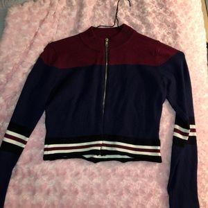 Cropped Long Sleeve Jacket